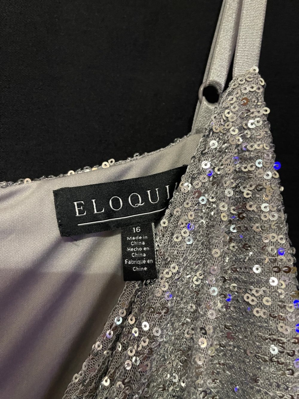 Sequin evening dress - Picture 4 of 8